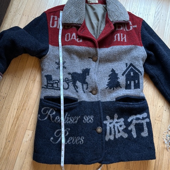 Rue Grenelle Vintage Wool Coat - Picture 10 of 12